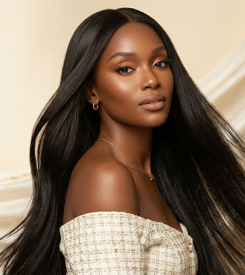 Premium Remy Hair Extensions model