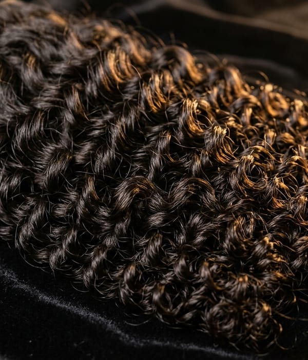 Deep Curly hair extension style