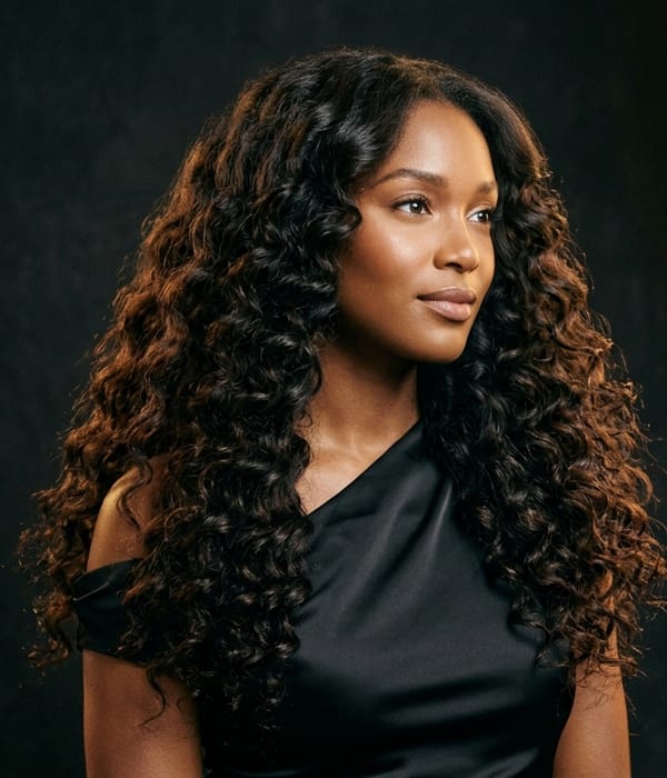 Flowing Waves hair extension style